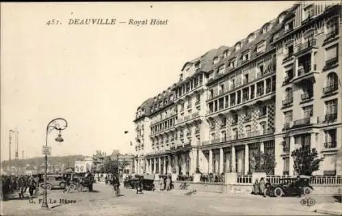 Ak Deauville Calvados, Royal Hotel