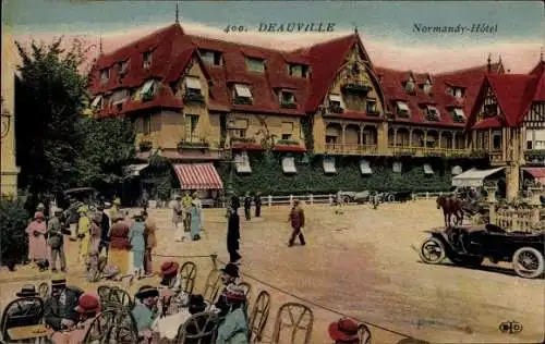 Ak Deauville Calvados, Normandy Hotel