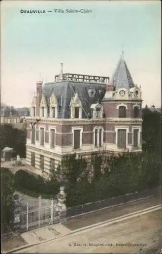 Ak Deauville Calvados, Villa Sainte Claire