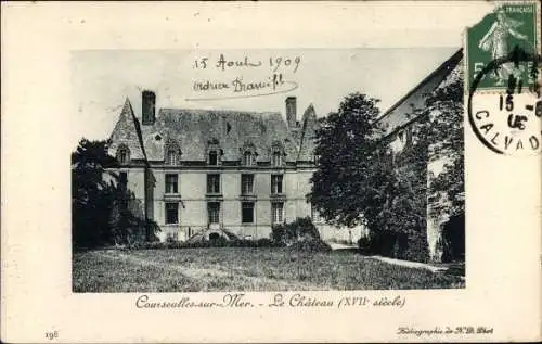 Ak Courseulles Calvados, le Château