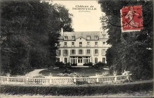 Ak Démouville Calvados, le Château