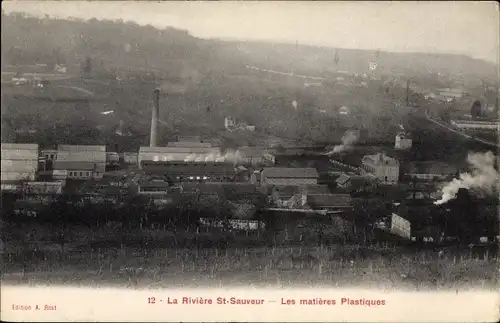 Ak La Riviere Saint Sauveur Calvados, les Matières Plastique