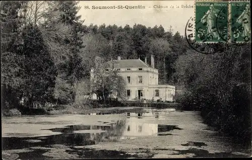 Ak Sousmont-Saint-Quentin Calvados, Château de la Brêche