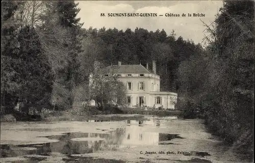 Ak Sousmont-Saint-Quentin Calvados, Château de la Brêche