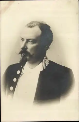 Foto Ak Portrait eines Mannes in Uniform