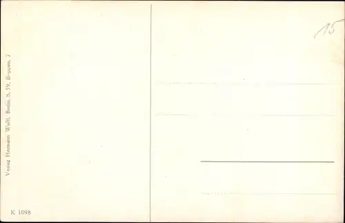 Künstler Ak Borrmeister, R., Waldidyll