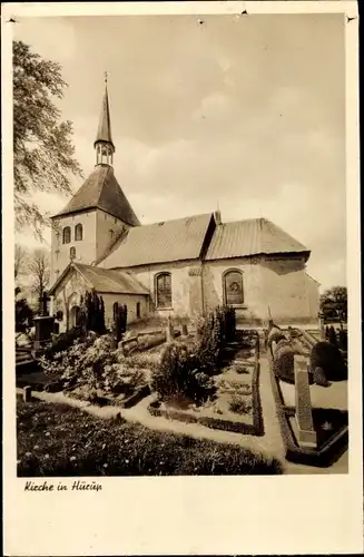 Ak Hürup in Angeln, Kirche