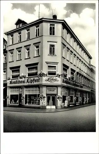 Ak Göttingen in Niedersachsen, Konditorei und Café Otto Lipfert, Weender Straße 32