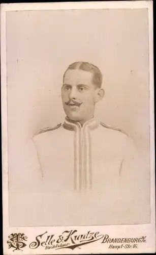 CdV Soldat, Kaiserreich, Kürassier-Regiment Regt. Nr. 6, Portrait