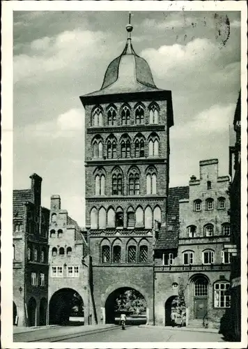 Ak Hansestadt Lübeck, Burgtor