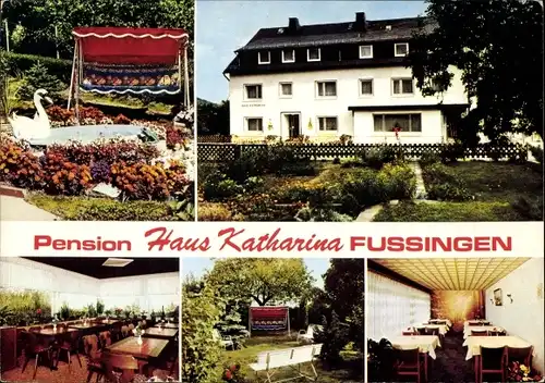 Ak Fussingen Waldbrunn im Westerwald, Pension Haus Katharina, Oberstraße 9