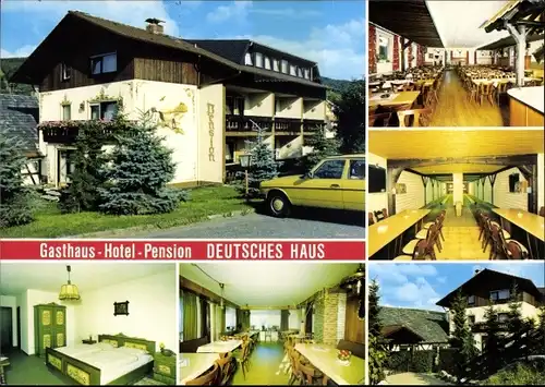Ak Oberems Glashütten im Taunus, Hotel Deutsches Haus