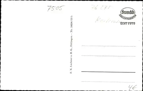 Ak Ettlingen in Baden, Martinskirche