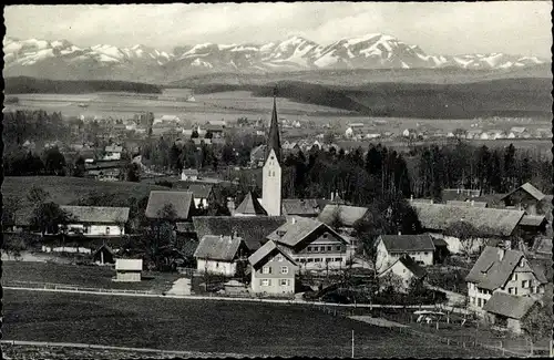 Ak Wangen im Allgäu, Ort und Deuchelried