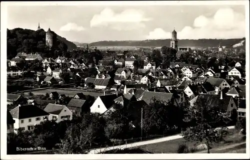 Ak Biberach an der Riß in Oberschwaben, Blick auf Stadt und Kirche