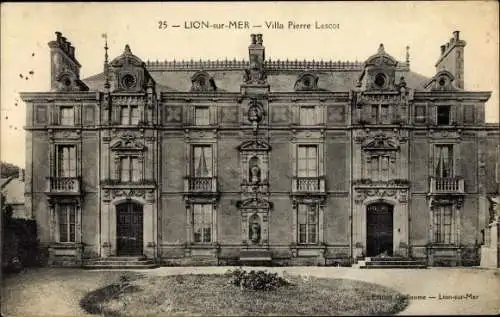 Ak Lion sur Mer Calvados, Villa Pierre Lescot, Frontalansicht