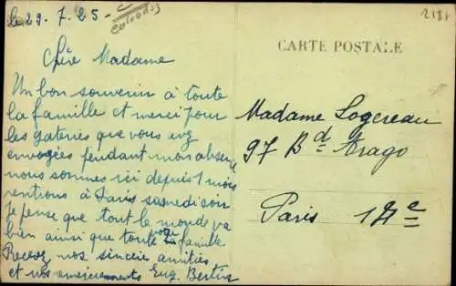 Ak Lion sur Mer Calvados, sur la Promenade