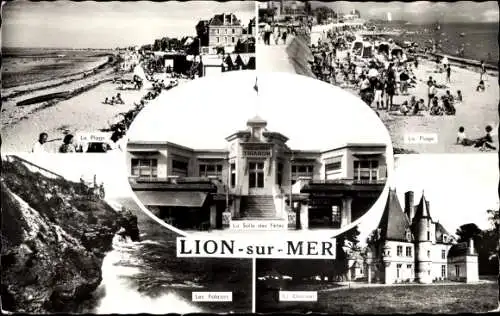 Ak Lion sur Mer Calvados, la Plage, les Falaises, le Château, la Salle des Fêtes