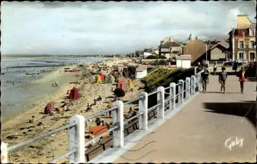 Ak Lion sur Mer Calvados, la Plage, Standpromenade