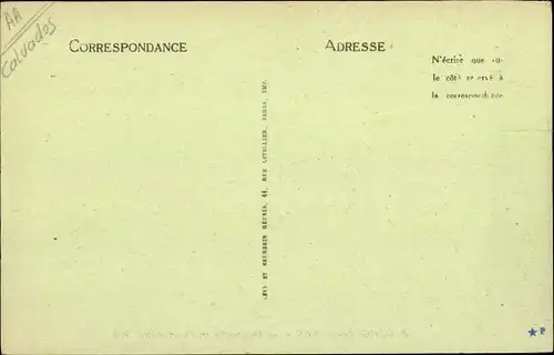 Ak Longues sur Mer Calvados, la Demoiselle de Fontensilles, Küstenpanorama