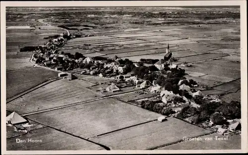 Ak Den Hoorn Texel Nordholland Niederlande, Luftbild