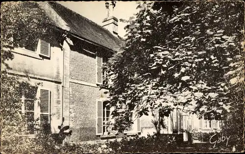 Ak Sommervieu Calvados, Château de la Réserve, Teilansicht