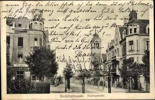 Ak Recklinghausen im Ruhrgebiet, Hedwigstraße