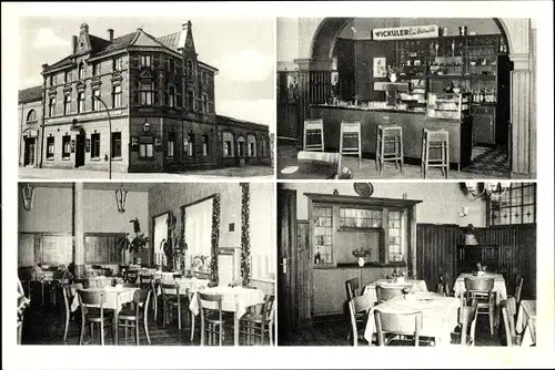 Ak Scherlebeck Herten Ruhrgebiet, Gaststätte Gertrudenhof, Bes. Herm. Berger, Innenansicht