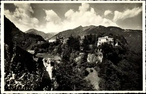 Ak Bad Ragaz Kanton St. Gallen, Hotel Wartenstein, Ruine, Pfäfers