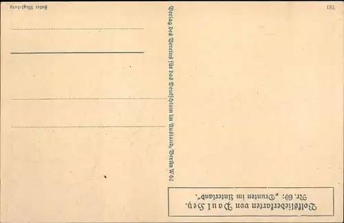 Lied Künstler Ak Hey, Paul, Volksliederkarte Nr. 60, Drunten im Unterland, Holzhacker