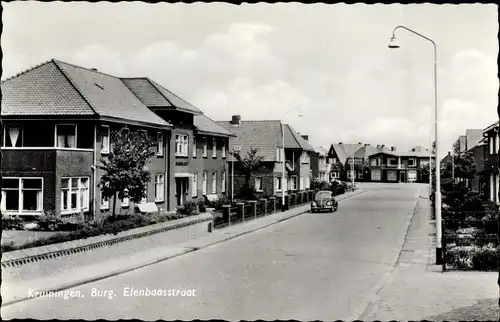 Ak Kruiningen Zeeland Niederlande, Burg. Elenbaasstraat