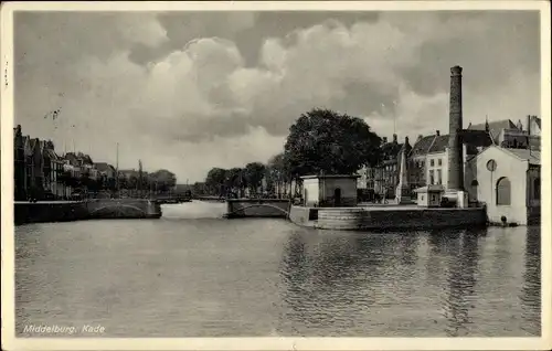 Ak Middelburg Zeeland Niederlande, Kade