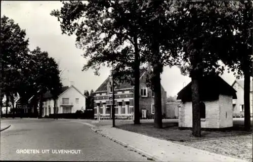 Ak Ulvenhout Nordbrabant Niederlande, Straßenpartie