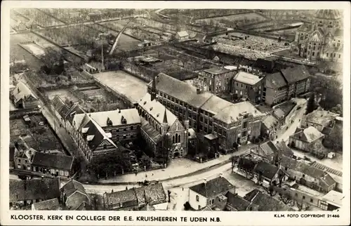 Ak Uden Nordbrabant, Klooster, Kerk en College der E.E. Kruisheeren