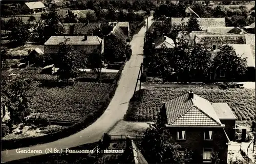 Ak Genderen Nordbrabant Niederlande, Panorama Kerkstraat