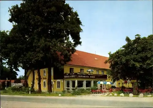 Ak Sankt Mang Kempten im Allgäu Schwaben, Gasthof Alpenblick Hehle