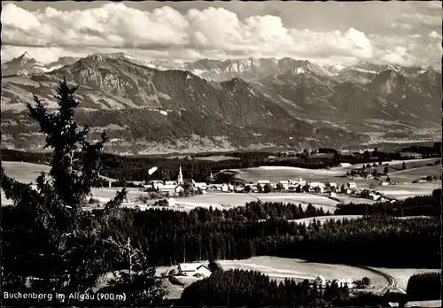 Ak Buchenberg im Oberallgäu, Ort mit Umgebung