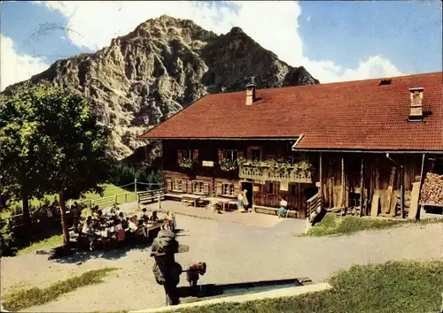 Ak Reichenbach Oberstdorf im Oberallgäu, Alpengasthof Gaisalpe