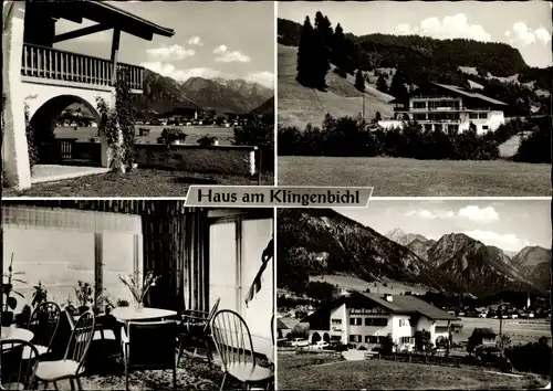 Ak Oberstdorf im Oberallgäu, Haus am Klingenbichl