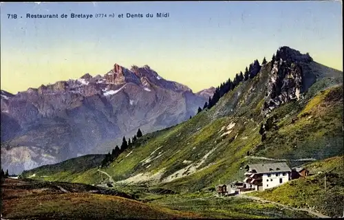 Ak Bretaye Kanton Waadt, Restaurant, Dents du Midi