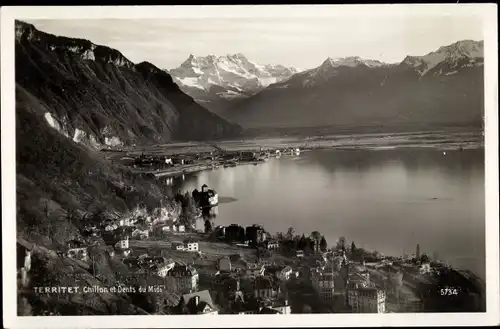 Ak Territet Montreux Kt Waadt, Chillon, Dents du Midi