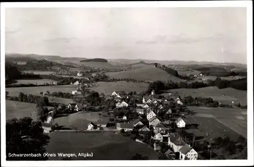 Ak Schwarzenbach Wangen im Allgäu, Gesamtansicht