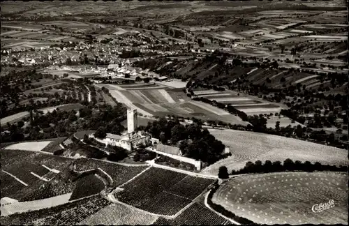 Ak Sulzfeld in Baden, Gaststätte Burg Ravensburg, Gesamtansicht