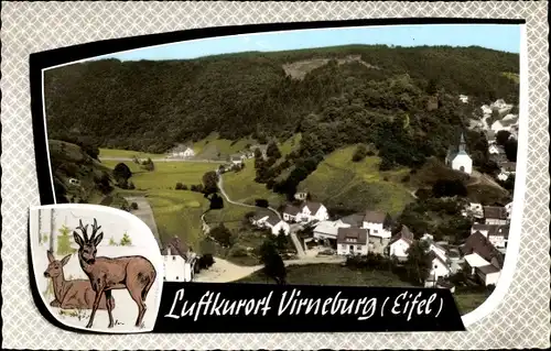 Ak Virneburg in der Eifel, Gesamtansicht