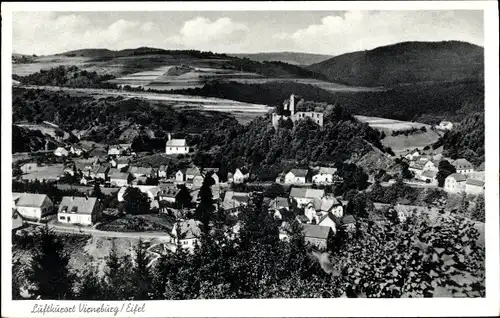 Ak Virneburg in der Eifel, Gesamtansicht