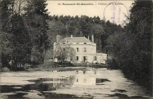 Ak Sousmont-Saint-Quentin Calvados, Château de la Brêche