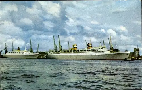 Ak Rotterdam Südholland Niederlande, S.S. Nieuw Amsterdam, S.S. Statendam