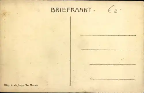 Ak Zeeland Niederlande, Zeeuwsch Vlaanderen, Niederländische Tracht, Buurpraatje