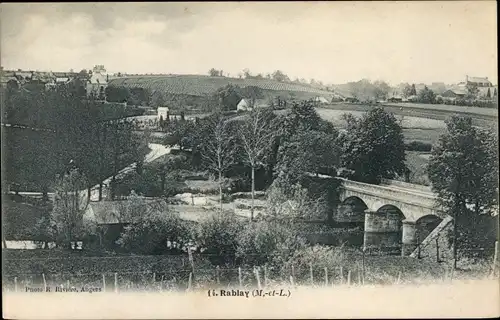 Ak Rablay Maine-et-Loire, Vue generale