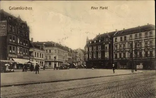 Ak Gelsenkirchen im Ruhrgebiet, Alter Markt